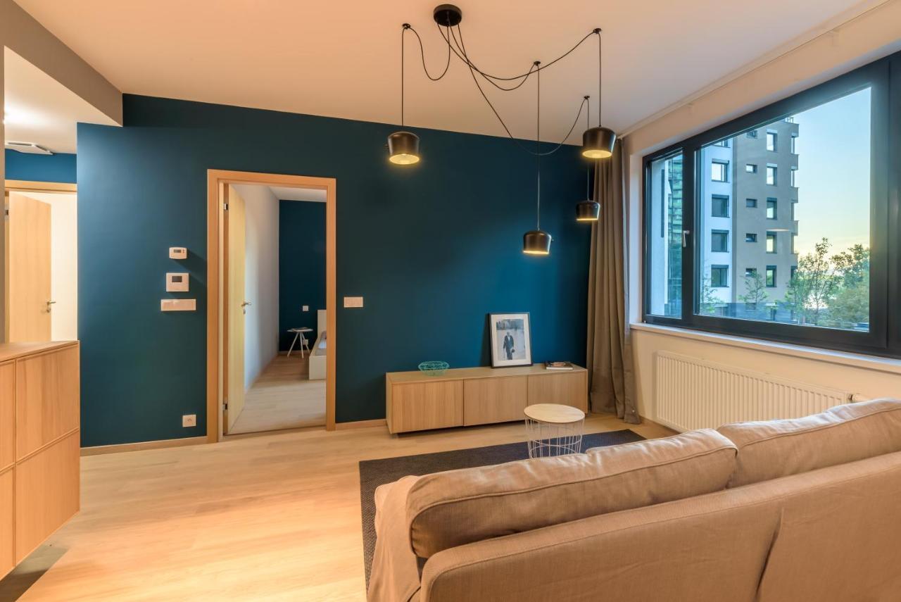 Bratislava Center, River Front, Private Parking Included Bagian luar foto
