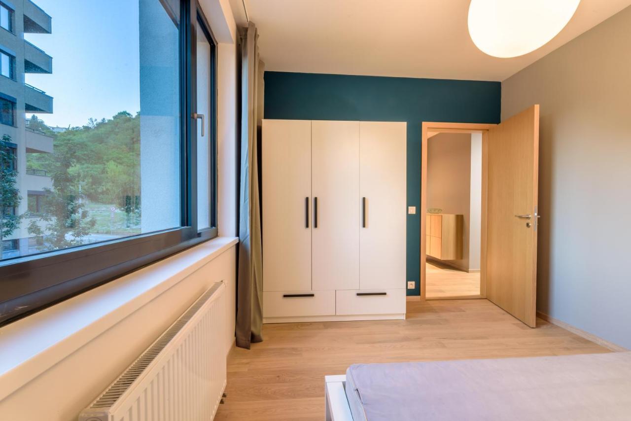 Bratislava Center, River Front, Private Parking Included Bagian luar foto